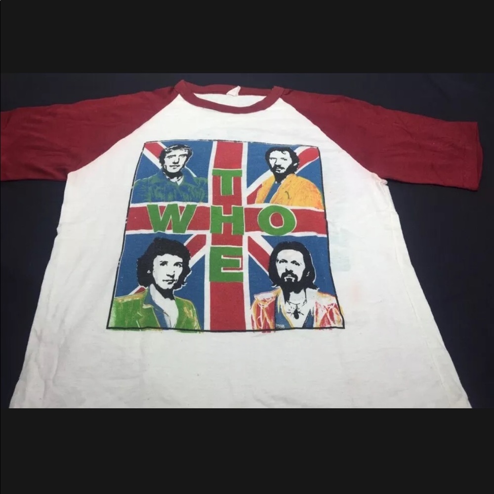REAL VINTAGE 1979 THE WHO LIVE @ MADISON SQUARE GARDEN ROCK CONCERT TOUR T-SHIRT